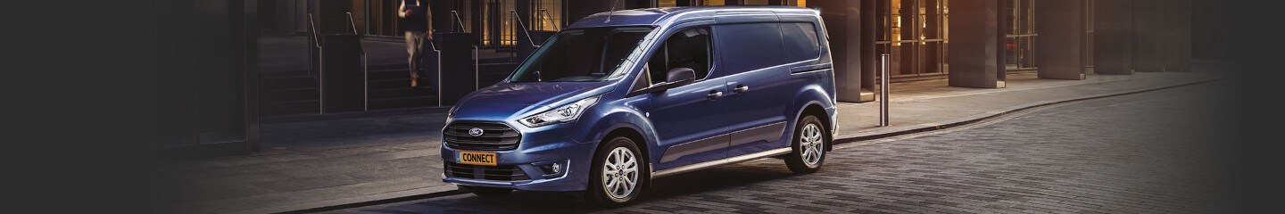 Ford Transit Connect parked side view